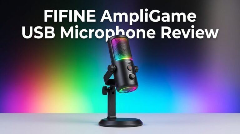 FIFINE AmpliGame USB Microphone Review 2026: Worth It?