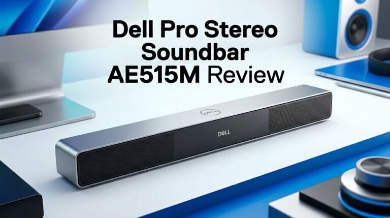 Dell Pro Stereo Soundbar AE515M Review 2026