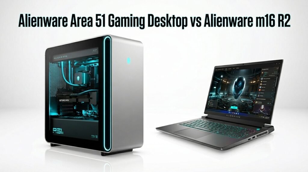 Alienware Area 51 Gaming Desktop vs Alienware m16 R2 ...