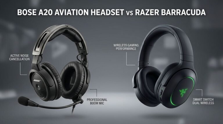 Bose A20 Aviation Headset vs Razer Barracuda