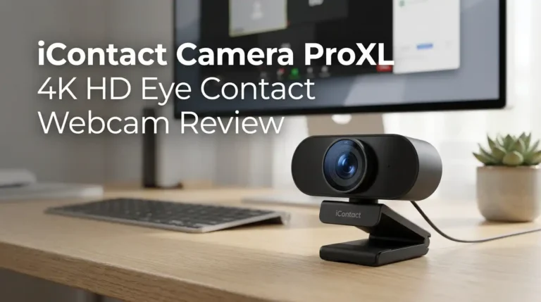 iContact Camera ProXL 4K HD Eye Contact Webcam Review 2026
