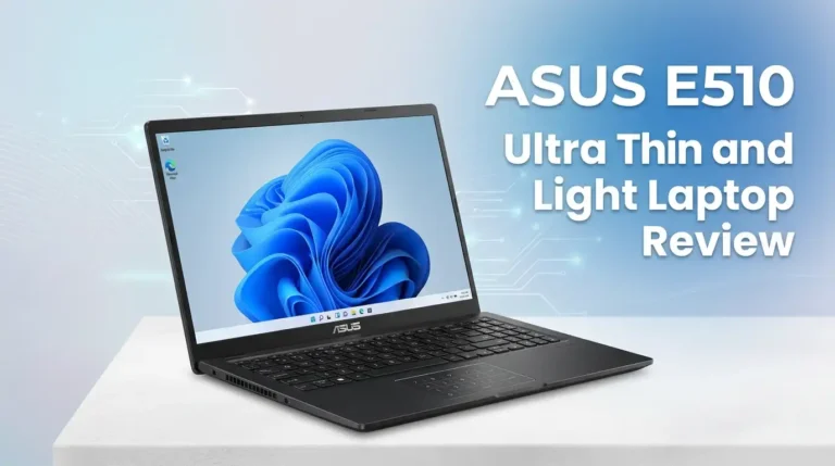 ASUS E510 Ultra Thin and Light Laptop Review 2026