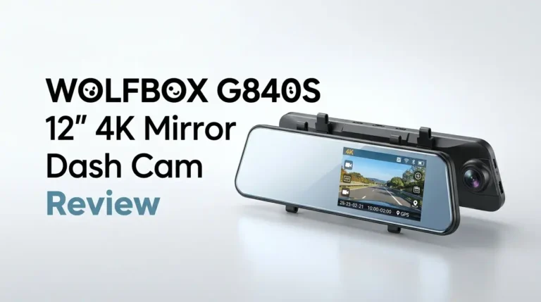 WOLFBOX G840S 12″ 4K Mirror Dash Cam Review 2026