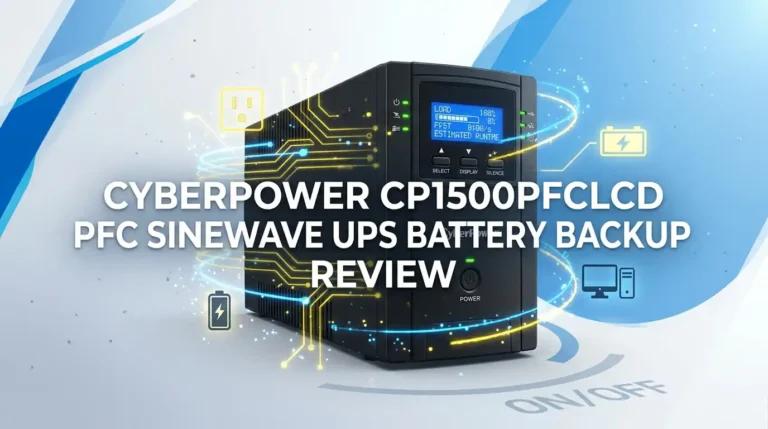 CyberPower CP1500PFCLCD PFC Sinewave UPS Battery Backup Review