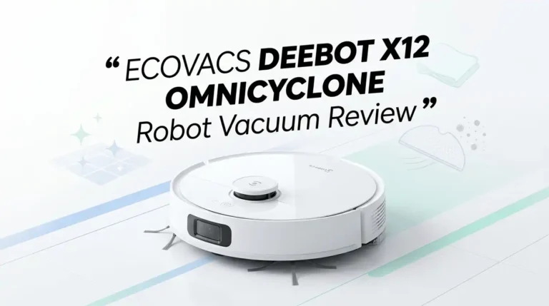 ECOVACS DEEBOT X12 OMNICYCLONE Robot Vacuum Review