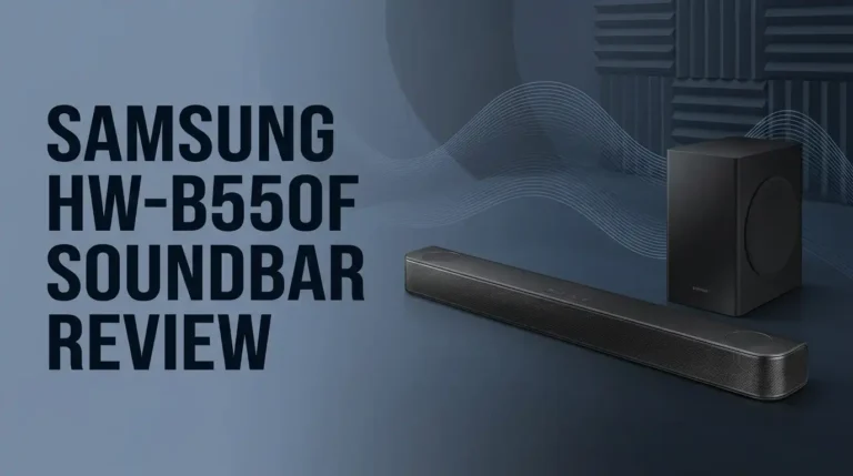 Samsung HW-B550F Soundbar Review: Performance and Quality