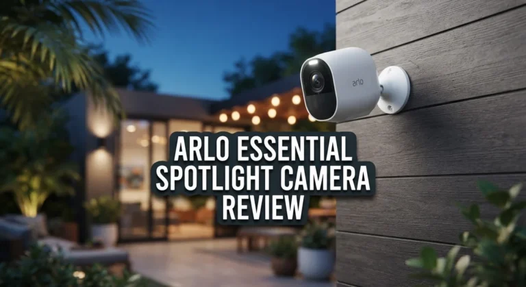 Arlo Essential Spotlight Camera Review 2026: Features, Performance & Reliability