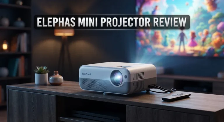 Elephas Mini Projector Review 2026: Features, Performance, and Specifications